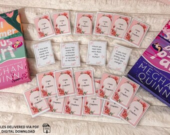 Book Club Book Review Chat Cards