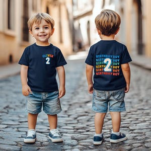 Personalized 2nd Birthday Shirt, Boys Second Birthday Shirt, Custom Birthday Tee, 2 Year Old Boy, In My 2 Year Old TShirt, 5100