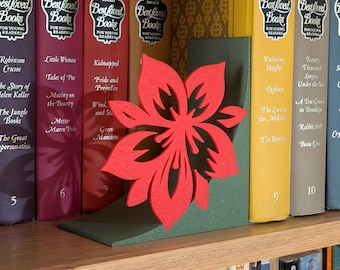 Flower Bookend | 2 Pack | Customize Colors