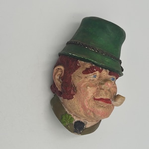 W.H. Bossons Paddy Chalkware wall hanging
