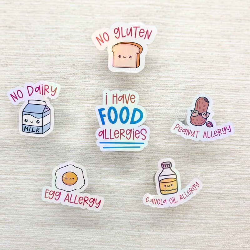 Allergy Stickers - Etsy