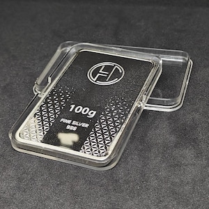 999 Feinsilber Bullion Bar 100g Physische Silber Kapsel Etui Bild 2