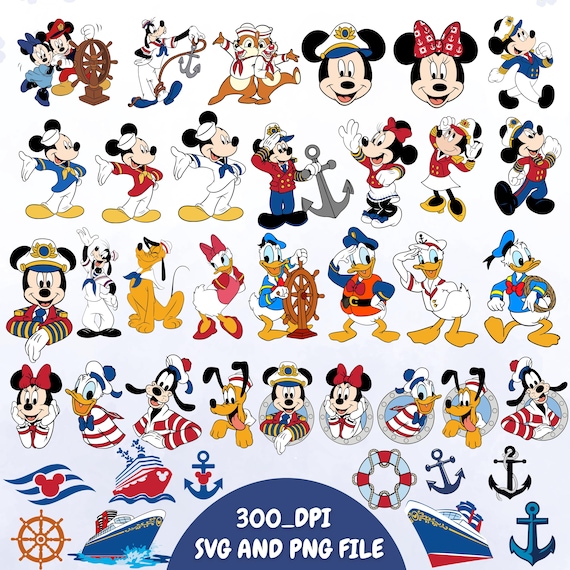 Mickey And Friends Cruise Line Custom Svg Bundle, Cruise Png, Disney Family Trip Png, Cruise Birthday Png, Cruise Squad Png, Digital File