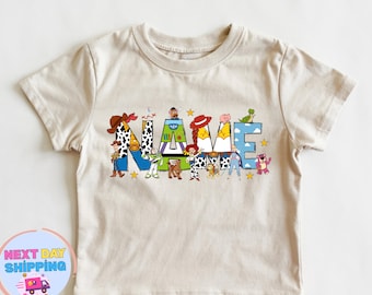 Custom Toy Story Toddler Shirt, Personalized Gift Disneyland Trip, Disney Toddler T-Shirt, Toy Story kids Birthday Shirt,