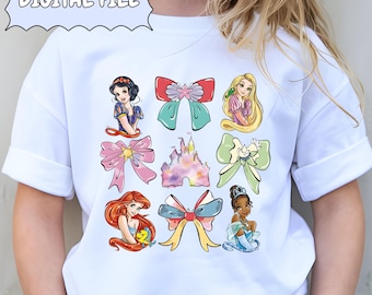 Princess Bows PNG, Coquette PNG, Family Vacation, Digital File