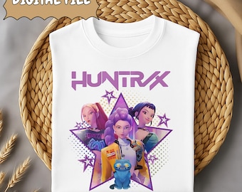 Kpop Huntrix Png, Kpop Demon Hunters Png, Kpop Huntrix Png, Mira, Rumi, Zoey, Derpy Tiger Png, Gift for Huntrix fans, Instant Download