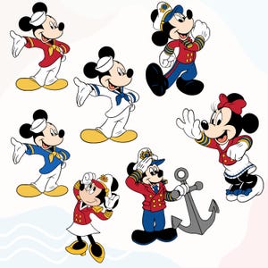 Mickey And Friends Cruise Line Custom Svg Bundle, Cruise Png, Disney Family Trip Png, Cruise Birthday Png, Cruise Squad Png, Digital File image 2