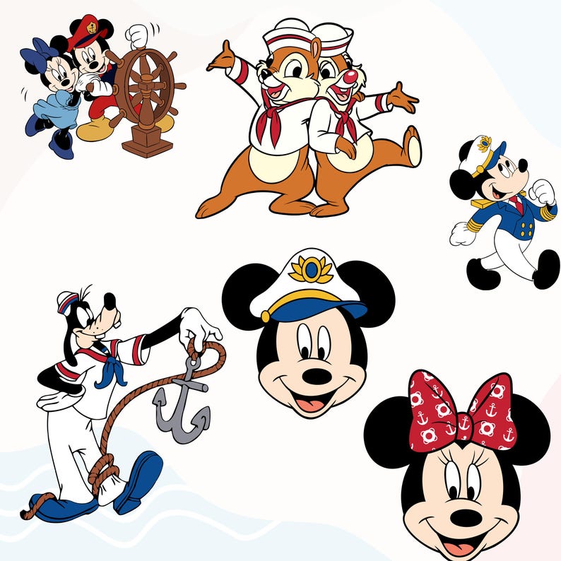 Mickey And Friends Cruise Line Custom Svg Bundle, Cruise Png, Disney Family Trip Png, Cruise Birthday Png, Cruise Squad Png, Digital File image 5