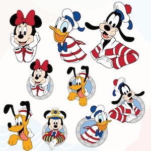 Mickey And Friends Cruise Line Custom Svg Bundle, Cruise Png, Disney Family Trip Png, Cruise Birthday Png, Cruise Squad Png, Digital File image 6