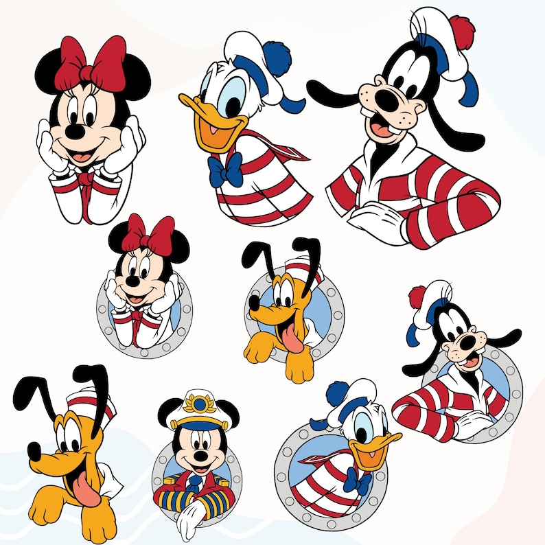 Mickey And Friends Cruise Line Custom Svg Bundle, Cruise Png, Disney Family Trip Png, Cruise Birthday Png, Cruise Squad Png, Digital File image 6