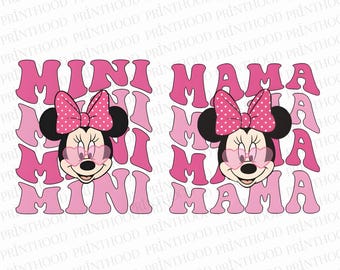 Mouse Mama Png, Minnie Mouse Png, Family Trip 2026 Png, Mother's Day Png, Instant Download