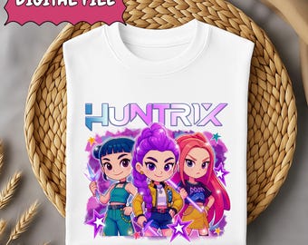 Pacchetto PNG Kpop Huntrix, cacciatori di demoni kpop, Huntrix png, Huntrix svg, Rumi Huntrix, Mira, Zoey, Saja Girl, Derpy Merch, Download istantaneo