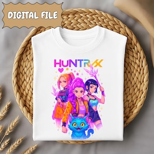 Kpop Huntrix PNG, Demon Hunters Saja Girls PNG, Derpy Tiger, Huntrix Merch, Anime Lover Gift, Saja Boys Kpop Fan Art,  Instant Download