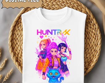 Kpop Huntrix PNG, Demon Hunters Saja Girls PNG, Derpy Tiger, Huntrix Merch, Anime Lover Gift, Saja Boys Kpop Fan Art,  Instant Download