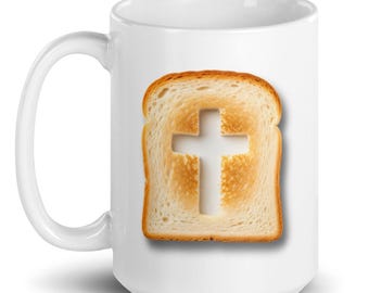 Jesus Christian Mug White 15oz Fun Gift for Christians Pastors Church Friends