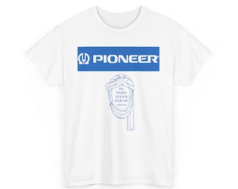 Camiseta estilo vintage Pioneer Dakar / Camiseta de Brad Pitt de la película F1, camiseta del rally del grupo B, camiseta del París-Argel Dakar