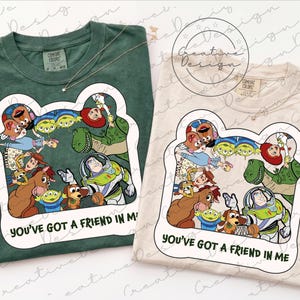 Disney Pixar Toy Story You've Got a Friend in Me Photo Png, Toy Story Land, Woody Buzz Jessie, Bullseye, Disney Vacation 2026 Matching Png