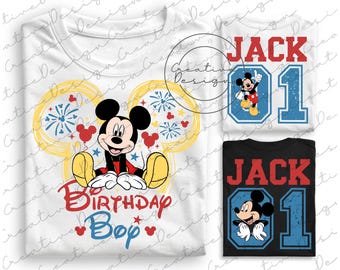 Disney Mickey Birthday Boy Png, Disney Mickey Birthday Girl Png, Mickey Birthday Png, Disney Mickey Png, Disney Mickey Besties Png