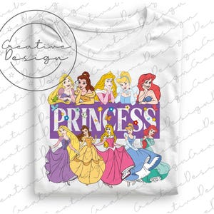 Disney Princesses Png, Disney Floral Princess Png, Disney Girls Trip Png, Cinderella Shirt, Magic Kingdom Tee, Disney Besties Png