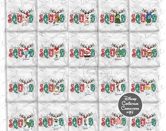 Disney Christmas Squad Png, Mickey & Friends Xmas Family Vacation Png, Disney Xmas Png, Disney Christmas Family Squad Png, Disney Squad Png