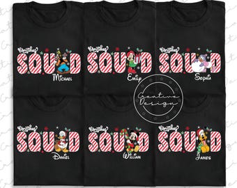Disney Christmas Squad Png, Mickey & Friends Xmas Family Vacation Png, Disney Xmas Png, Disney Christmas Family Squad Png, Disney Squad Png