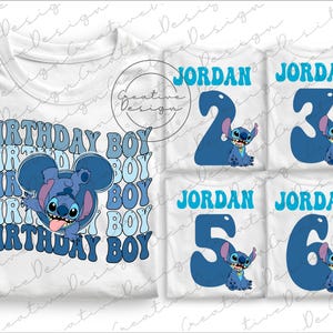 Disney Stitch Birthday Boy Png, Disney Stitch Birthday Boy Png, Stitch Birthday Png, Disney Stitch Bday Boy Png, Disney Stitch Besties Png
