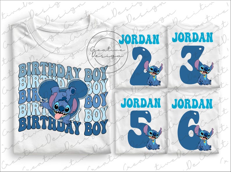 Disney Stitch Birthday Boy Png, Disney Stitch Birthday Boy Png, Stitch Birthday Png, Disney Stitch Bday Boy Png, Disney Stitch Besties Png