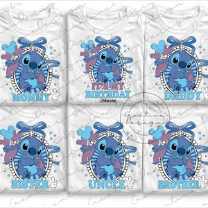 Disney Stitch Birthday Girl Png, Disney Stitch Birthday Girl Png, Stitch Birthday Png, Disney Stitch Tee, Disney Stitch Besties Png