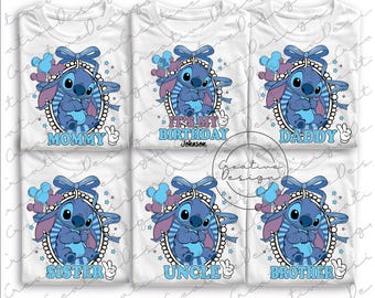Disney Stitch Geburtstagskind Png, Disney Stitch Geburtstagskind Png, Stitch Geburtstag Png, Disney Stitch T-Shirt, Disney Stitch Besties Png