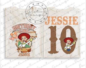 Toy Story Jessie Birthday Girl Png, Disney Jessie Birthday Png, Toy Story Shirt, Disney Birthday Tee, Disney Jessie Besties Png