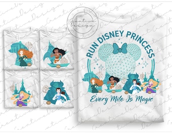 RunDisney Princess 2026 Png, WDW Half Marathon Weekend Png, Disneyland Race Png, Running 5K 10K Png, Disney Every Mile Is Magic Png
