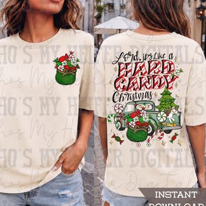 Hard Candy Christmas Sublimation PNG Hand Drawn Truck with Peppermint PNG Cute Christmas Digital Download Trendy Women & Kid Christmas Shirt