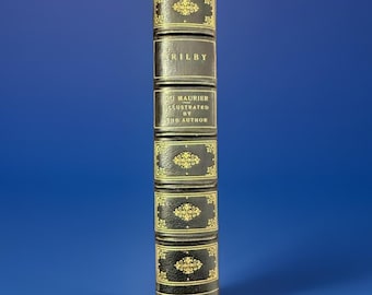 Trilby George du Maurier 1895 First Edition Antique Quarter Leather Book