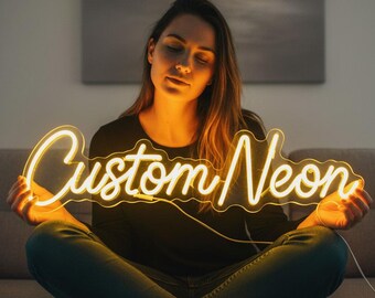 Custom Neon Sign | Personalized LED Wall Light | Warm Home Decor for Bedroom, Living Room or Gift | Fast Shipping to USA | DDP Included