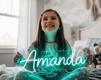 Custom Name Neon Sign for Kids, Kid's Room Decor Personalized Gift, Custom Led Wall Decor, Custom Led Light Bedroom Decor, kids name neon