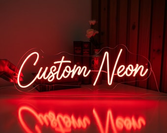 Custom Neon Sign, Personalized Sign, Neon sign bedroom, LED Neon Sign, Wedding neon sign, Neon light Sign, Home Decor, Wall hanging Decor