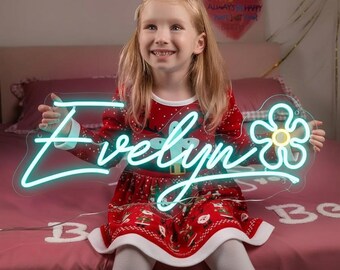 Custom Kids Neon Sign | Personalized LED Name Light | Fast Shipping to USA | DDP Fast Ship Included