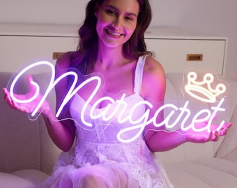 Custom Name Neon Sign Personalized LED Wall Decor for Weddings Events Bedroom – Fast Shipping to USA