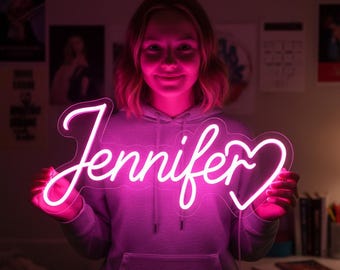 Custom Name Neon Sign | Personalized Neon Sign | Teenage Girls Gifts | Kids Name Sign | LED Room Wall Decor | Wedding Neon Sign| Easter Gift