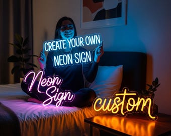 Custom Neon sign, Personalized Neon signs, Custom Business Neon, Neon sign Custom, LED Neon, Home Decor, Custom Wall Decor, Neon Sign, Gift