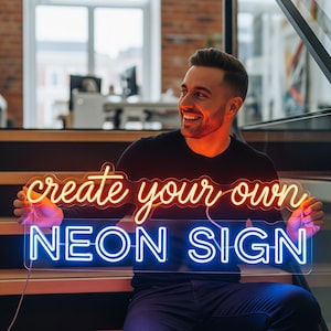 Letreiro de Logo Empresarial, Luz Neon para Escritório, Decoração de Café e Restaurante, Neon Personalizado