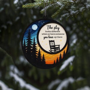 The Sky Looks Different Suncatcher Memorial, Memorial Gift, Sympathy Gift, Loss Of Father, In Loving Memory, Bereavement Gift, Loss of Mom
