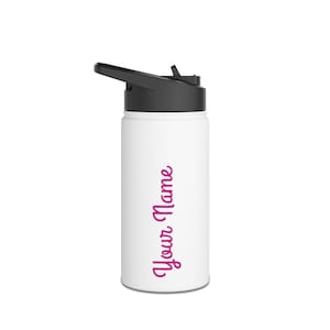 Love Island Themed Personalized Stylish Stainless Steel Water Bottle | Eco-Friendly Hydration, Gift for Outdoors, Gym, Travel, Yoga, Camping