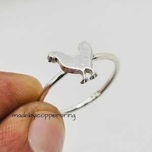 925 Sterling Silver Chicken Ring – Farm Animal Jewelry, Hen Design Ring, Handmade Silver Hen Ring, Unique Gift for Animal Lovers Ring