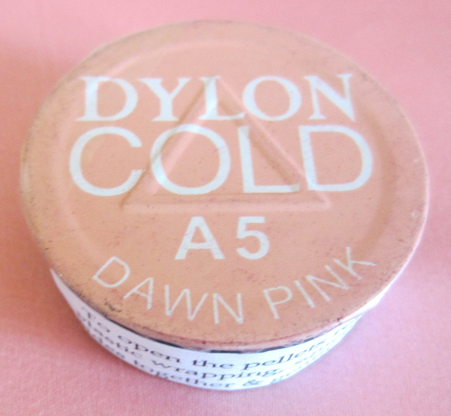 Dawn Pink Cold Dylon Fabric Hand Dye, Permanent Clothes Dye