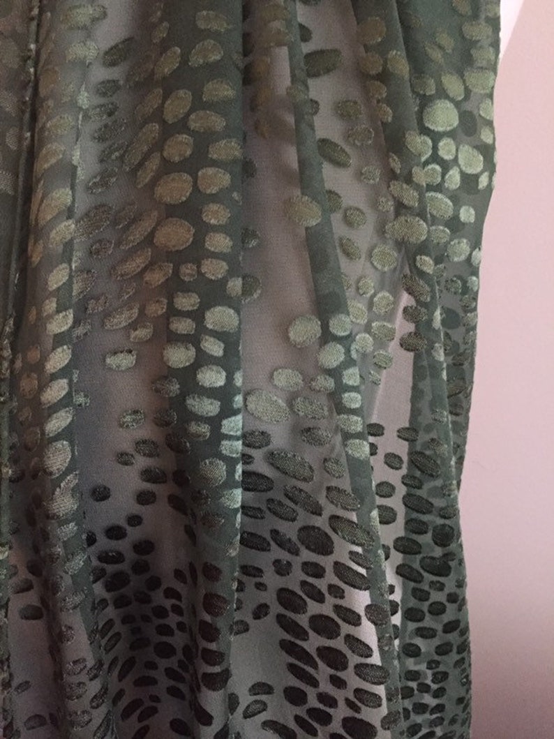 Dots Bouquet British Racing Car Green Silk/Rayon Scarf image 6