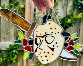 Jason Mask Stained Glass