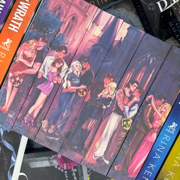 Legacy of Gods series books 1-6 by Rina Kent- digitally sprayed edges special edition set