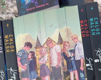 ULTIMA OCCASIONE: Set di libri 1-6 della serie Boys of Tommen con bordi colorati, edizione speciale