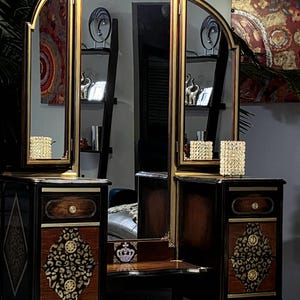 Antique Vintage  COUTURE Dressing Table / Vanity
